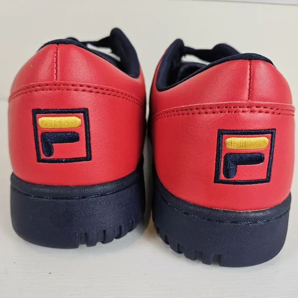 FILA ORIGINAL FITNESS RETRO MEN SHOE SZ 9 LIKE NEW! RED, YELLOW, NAVY - Picture 5 of 13